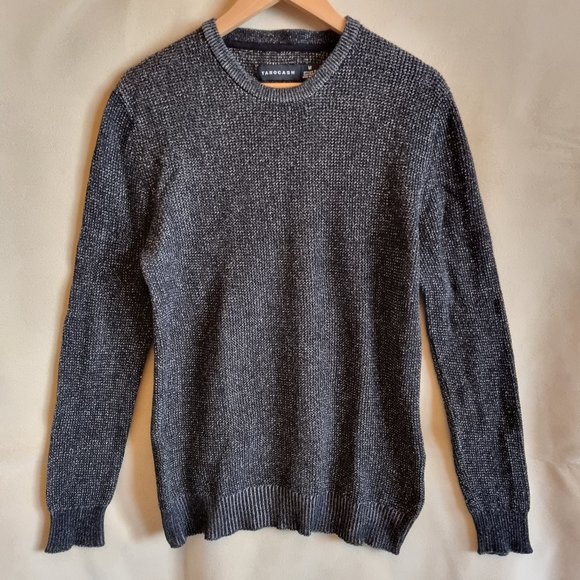 Tarocash Mens Blackgray Knit Jumper 